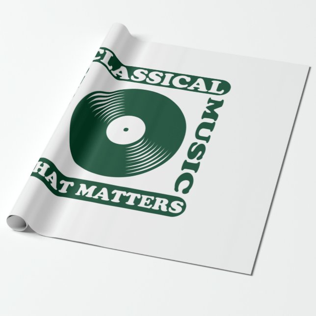 Papier Cadeau La Seule Musique Classique (Déroulé)