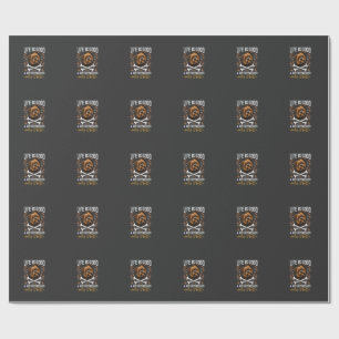 Papier Cadeau La vie est bonne Affenpinscher Chien Os Croisés