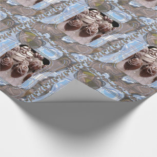 Papier Cadeau La vie est sucré bonbon
