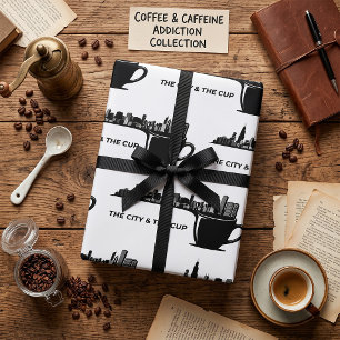 Papier Cadeau La ville et la tasse Chicago Skyline