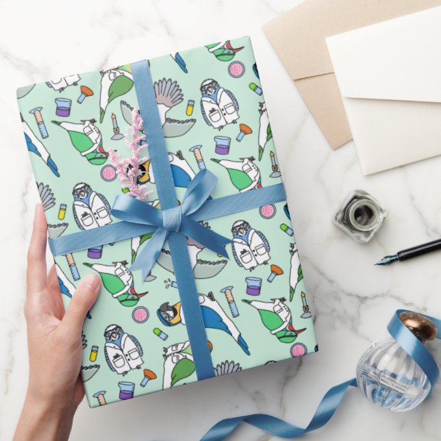 Papier Cadeau Lab Birds - Ornithologie (Cadeaux)