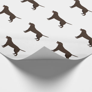 Papier Cadeau Laboratoire de chocolat - Labrador Retriever Breed