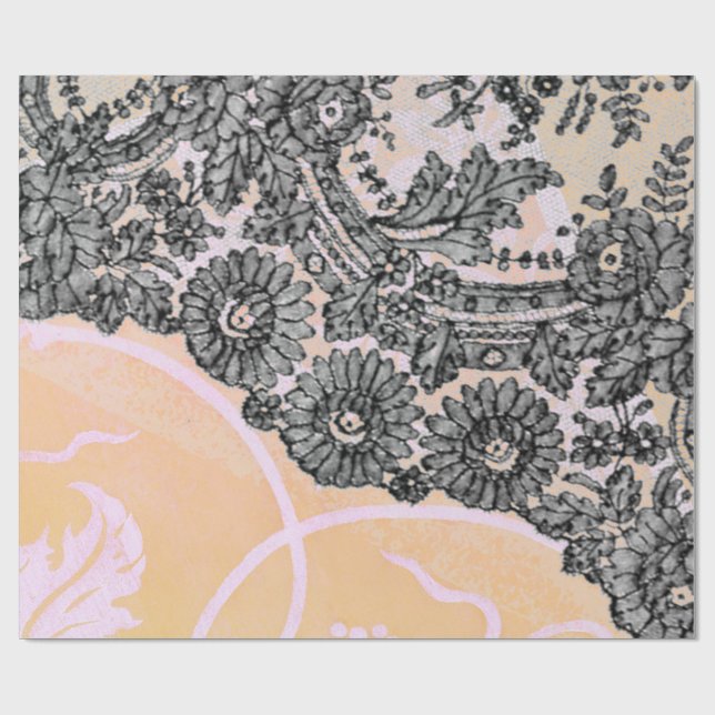 Papier Cadeau LACE CHANTILLON AVEC William Morris papier envelop (Plat)