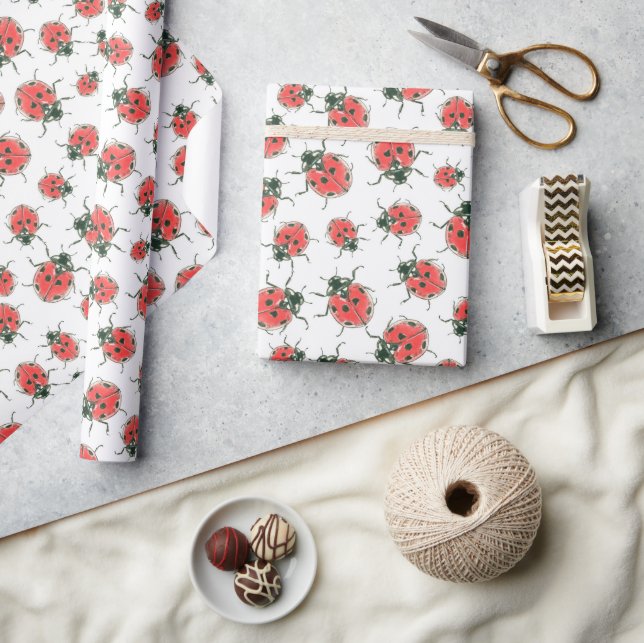 Papier Cadeau Ladybugs (Artisanat)