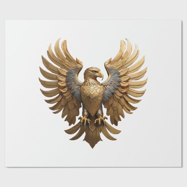 Papier Cadeau L'Aigle royal (Plat)