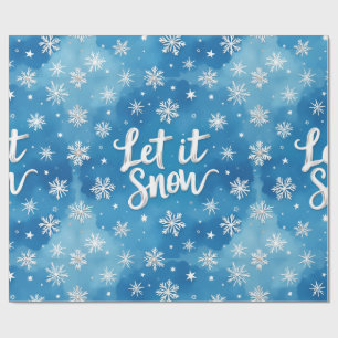Papier Cadeau Laissez tomber la neige, Noël, Auteur Natasha État