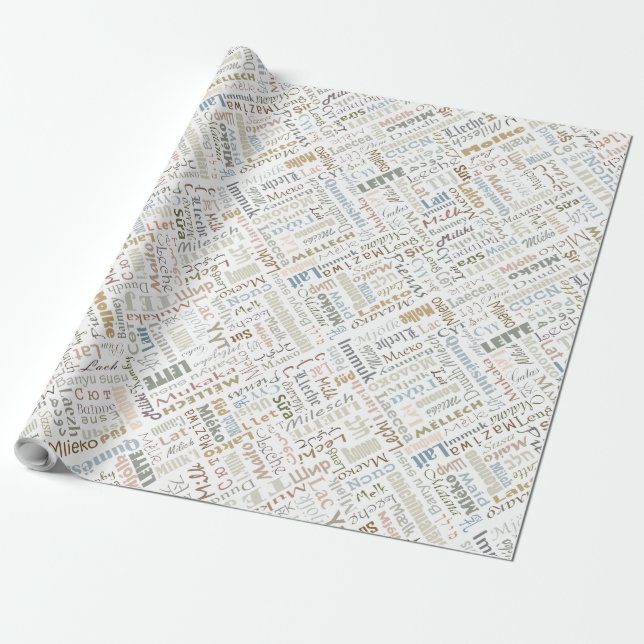 Papier Cadeau Lait (Déroulé)