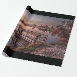 Papier Cadeau Lake Dock à Sunrise
