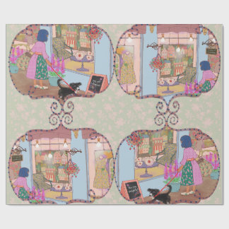 Papier Cadeau LALATOWN Shopping Day Wrapping Paper 2