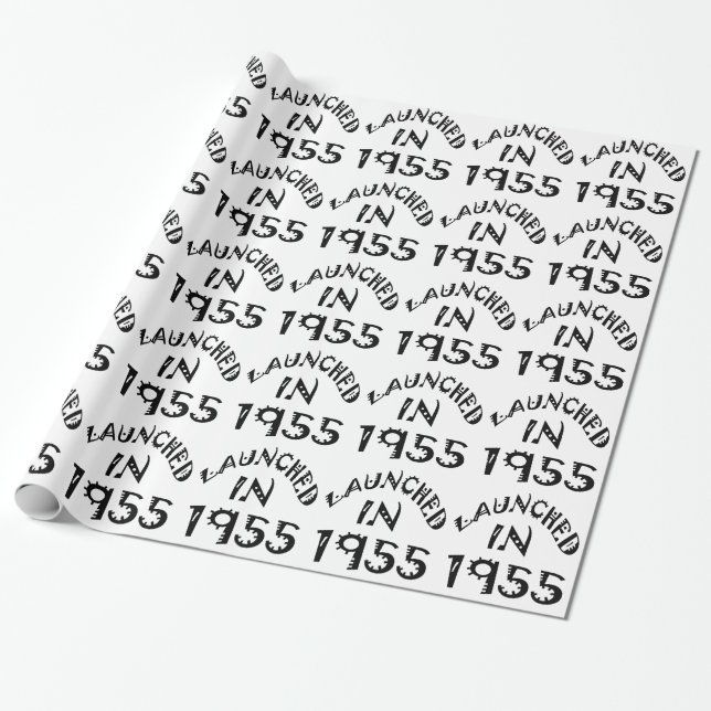 Papier Cadeau Lancé en 1955 (Déroulé)