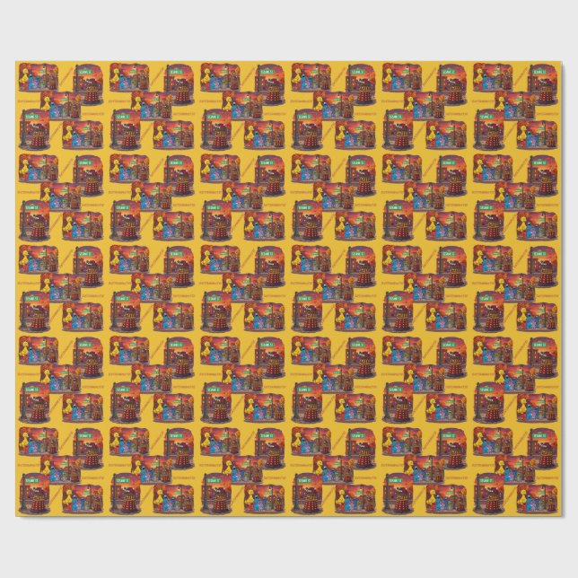 PAPIER CADEAU LANCEMENT DU BALAYAGE DU VOISINAGE (Plat)