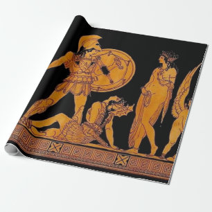 Papier Cadeau L'Ancien Dieu Et La Déesse Frieze - Grèce