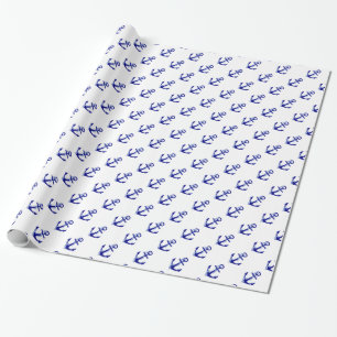 Papier Cadeau L'Ancre du bateau