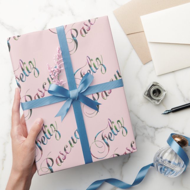 Papier Cadeau Langue espagnole Pâques Feliz Pascua (Cadeaux)