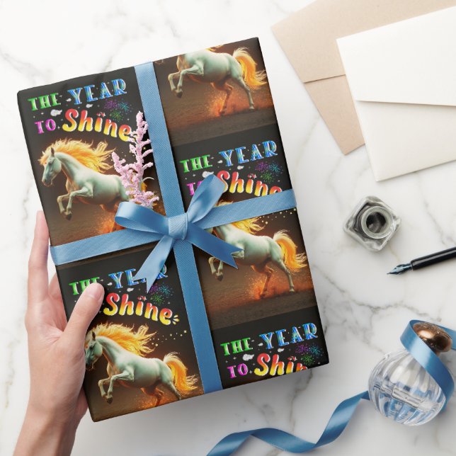 Papier Cadeau L'année pour briller (Cadeaux)