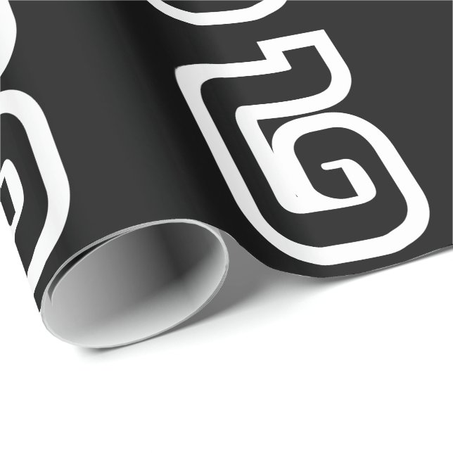 Papier Cadeau Lao / Laos Numéro Deux / 2 / ໒ (Chant) Laotien (Coin rond)