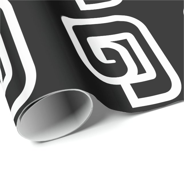 Papier Cadeau Lao / Laos Numéro Un / 1 / ໑ (Nung/Nueng) Laotien (Coin rond)