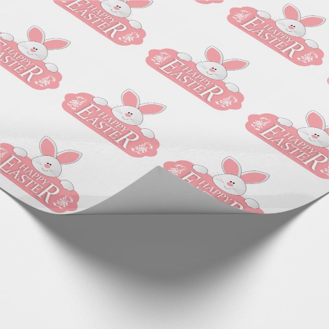 Papier Cadeau Lapin de Pâques (Coin)