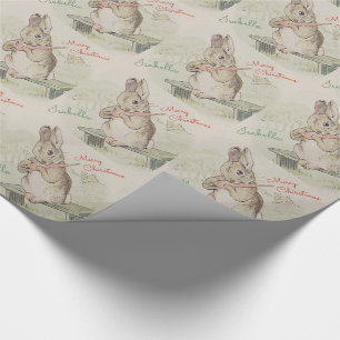 PAPIER CADEAU LAPIN OU LAPIN, CADEAUX DE NOËL POUR DES ENFANTS,