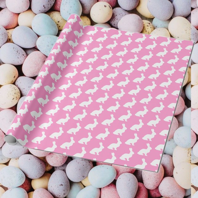 Papier Cadeau Lapins Blancs  (Créateur téléchargé)