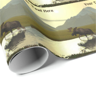 Papier Cadeau L'après-midi Moose