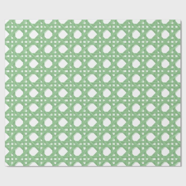 Papier Cadeau Large SALLY CANING IN 95ca92 GREEN (Plat)