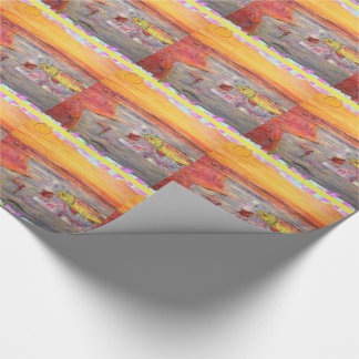 Papier Cadeau l'art de la truite arc-en-ciel