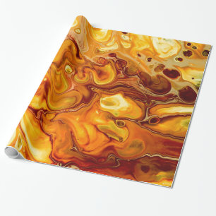 Papier Cadeau L'art liquide versent le résumé