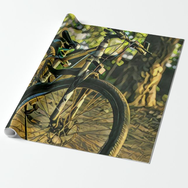Papier Cadeau L'artisanat du vélo (Déroulé)