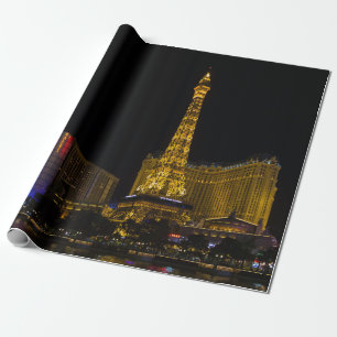 Papier Cadeau Las Vegas la nuit Skyline