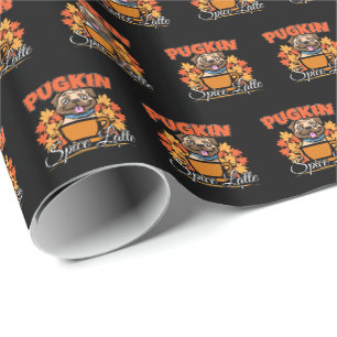 Papier Cadeau Latte épice de Poumon - pistolet Citrouille de chi