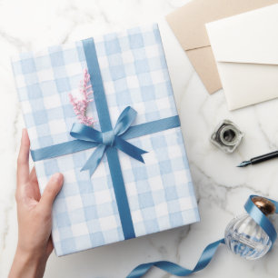 Papier Cadeau Lavande Blanc Carreaux Rayures Enterrement de Vie