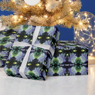 Papier Cadeau Lavande Clematis Fleur Dans Trellis Personnalisé