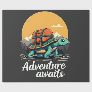 Papier Cadeau L'aventure Attend est Randonnées est Aventure de P