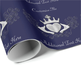 Papier Cadeau Le Claddagh (Argent)