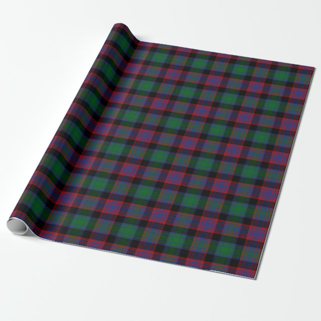 Papier Cadeau Le Clan écossais Alexander Hunting Tartan Plaid (Déroulé)