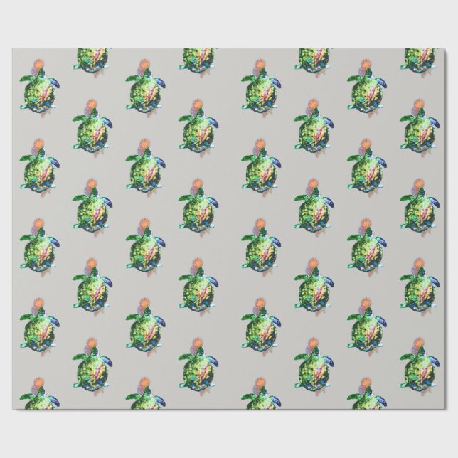 Papier Cadeau Le doigt de couleur cosmique (Couture)