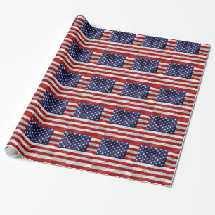 Papier Cadeau Le drapeau des États-Unis d'Amérique