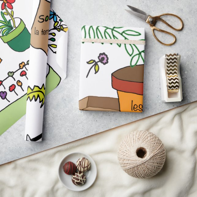 Papier Cadeau Le Jardin (Artisanat)