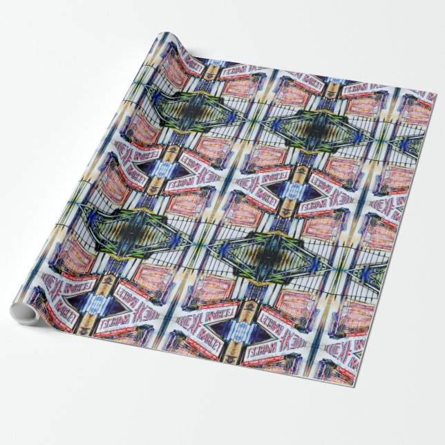 Papier Cadeau Le jardin de la sagesse de l'East Village (Déroulé)