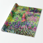 Papier Cadeau Le jardin d'Iris à Giverny par Claude Monet<br><div class="desc">S'il vous plaît visitez mon magasin pour un design plus intéressant et plus de choix de couleurs. => zazzle.com/iwheels*</div>
