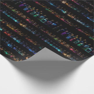 Papier Cadeau Le laboratoire d'alchimie - Bouteilles de potion p