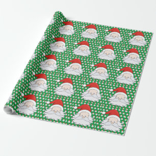 Papier Cadeau Le mignon Père Noël