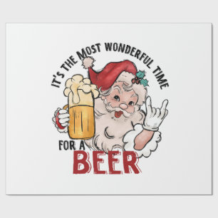 Papier Cadeau Le moment le plus merveilleux pour une bière