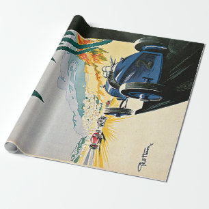 Papier Cadeau Le Monaco vintage emballant Grand prix