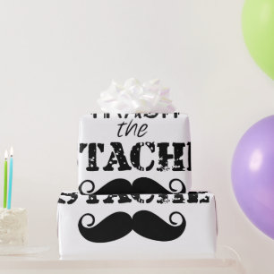 Papier Cadeau Le Motif de la moustache Stache