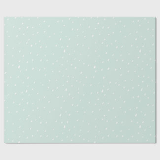 Papier Cadeau Le papier d'emballage mat 30 de neige bleue avance