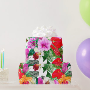 Papier Cadeau Le paradis côtier fleurit
