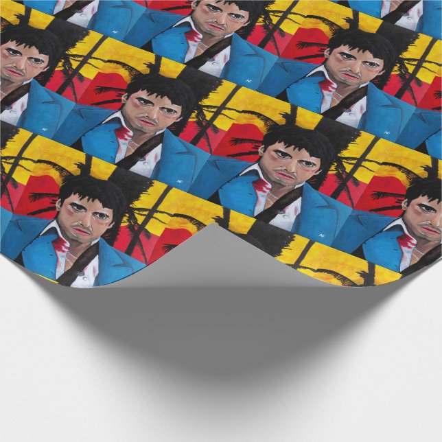 Papier Cadeau Le Peinture Cubaine par Alfred Fox (Coin)