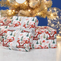 Le Père Noël de basket joue à Noël